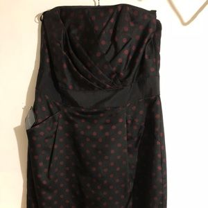 NWT White House Black Market Polka Dot Dress